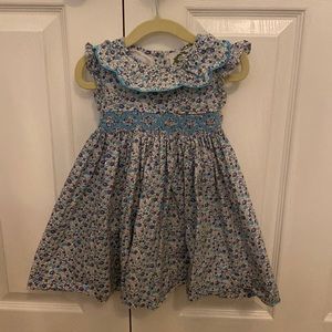 Cecil and Lou Smocked Floral Dress